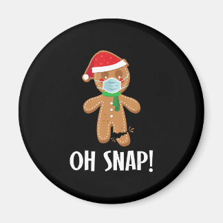 Imã Oh, salto | presente mascarado de pão de christmas
