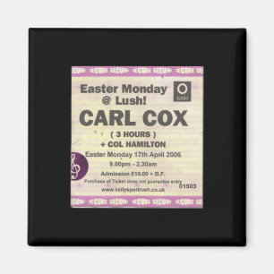 Imã Oh Sim Sim Sim Portrush Ticket Sticker