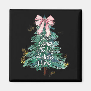 Imã Oh Venha Vamos Adorá-Lo Natal Uni G Pequeno Mod