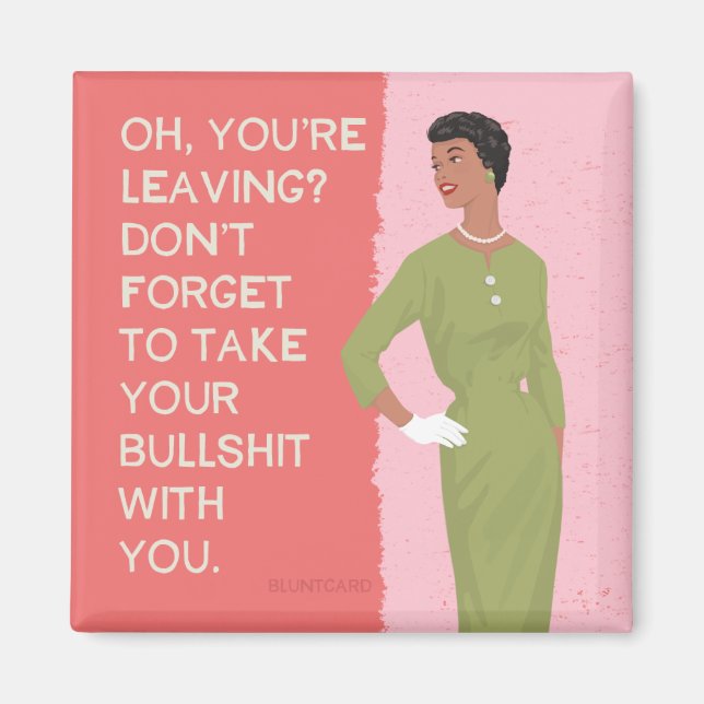 Imã Oh, você vai embora? (Frente)