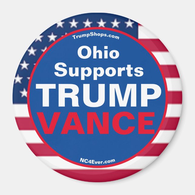 Imã Ohio dá suporte ao Frigorífico da VANCE da TRUMP (Frente)