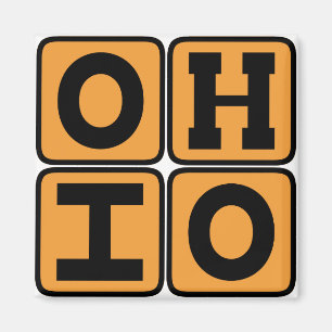 Imã OHIO Estado Ohioan Buckeye EUA Cincinnati Clevelan
