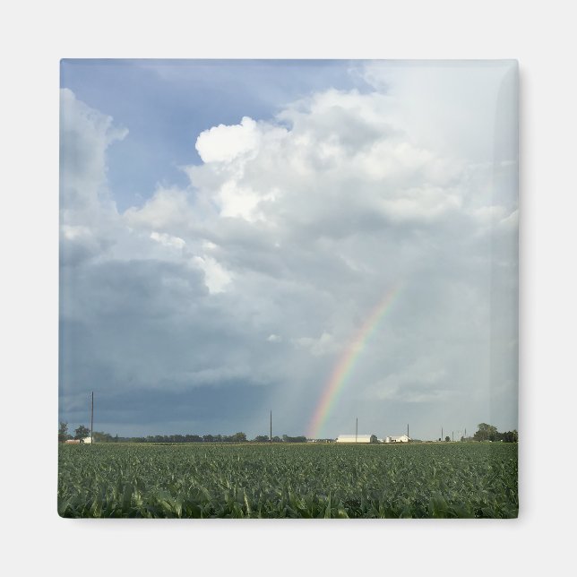 Imã Ohio Rainbow Over Cornfield (Frente)