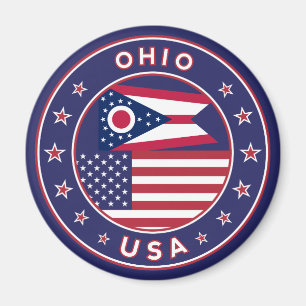 Imã Ohio, t-shirt de Ohio, adesivo de Ohio, capa de te