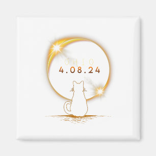 Imã Ohio Total Solar Eclipse 2024 Cat Solar Eclipse 1