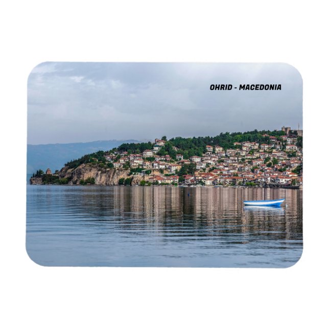 Ímã Ohrid - Magnet Macedônia (Horizontal)