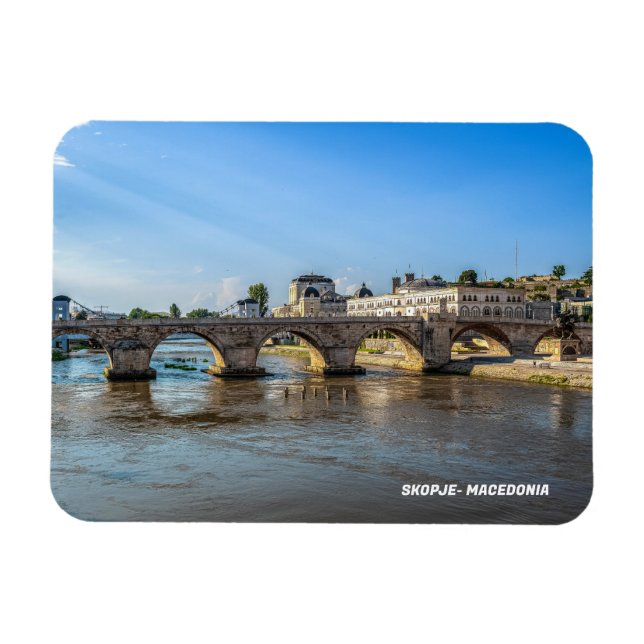 Ímã Ohrid - Magnet Macedônia (Horizontal)