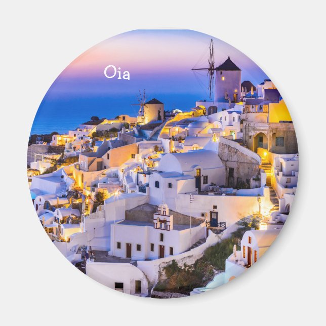 Imã Oia, Grécia de Santorini (Frente)