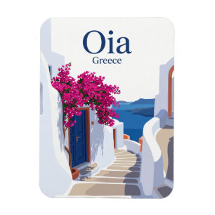 Ímã Oia Rua Lateral Grécia