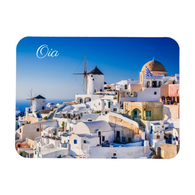 Ímã Oia, Santorini (Horizontal)