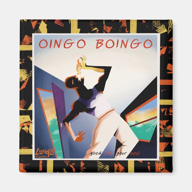 Imã Oingo Boingo é bom para o seu ímã da alma (Frente)