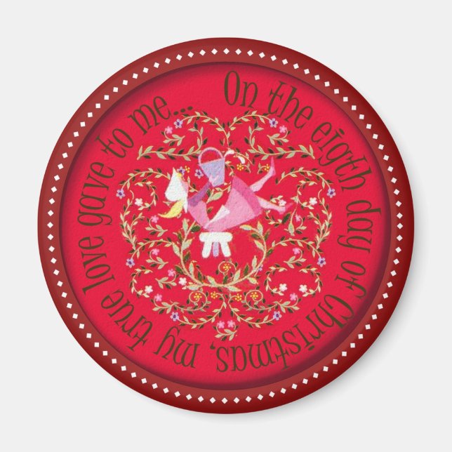 Imã Oito empregadas amiladas (Frente)