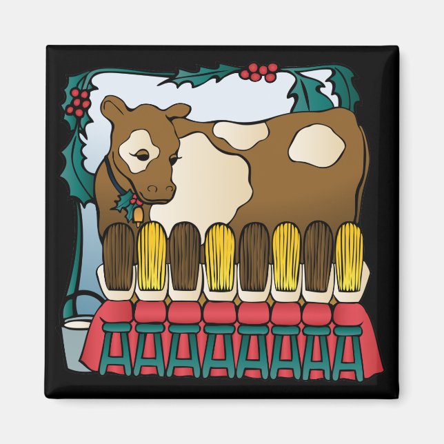 Imã Oito empregadas por ordenha (Frente)