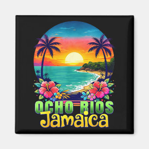 Imã Oito rios jamaica praia pôr do sol tropical verão