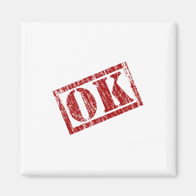 Imã OK Escrito (Frente)