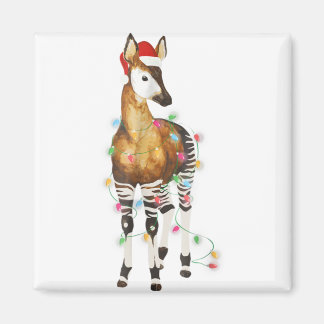 Imã Okapi ilumina santa que alegre Natal