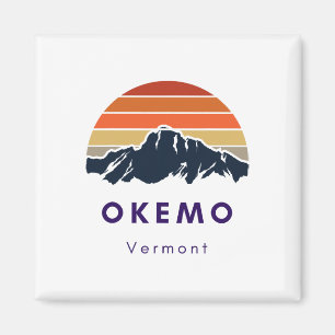 Imã Okemo Vermont Skiing Snowboard Hikers Oferece