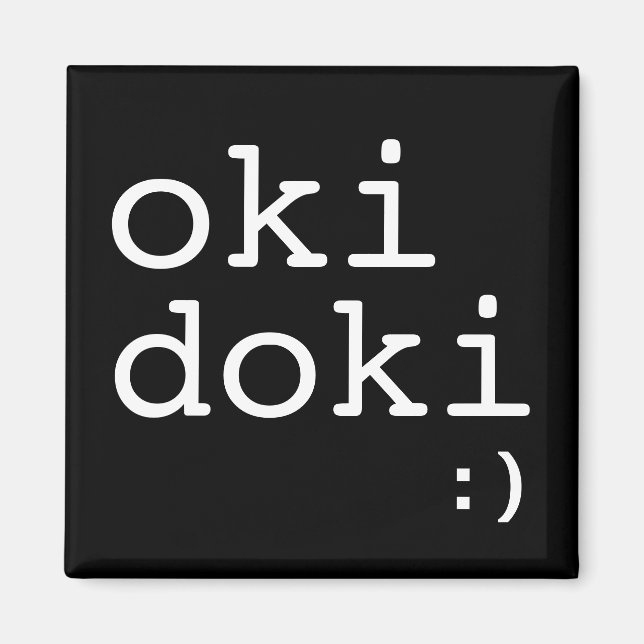 Imã Oki Doki Magnet (Frente)