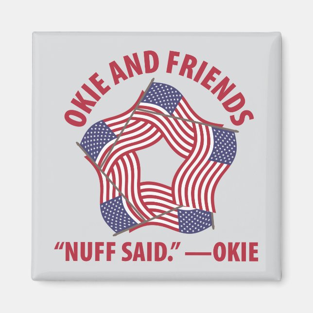 Imã Okie Magnet 1 (Frente)