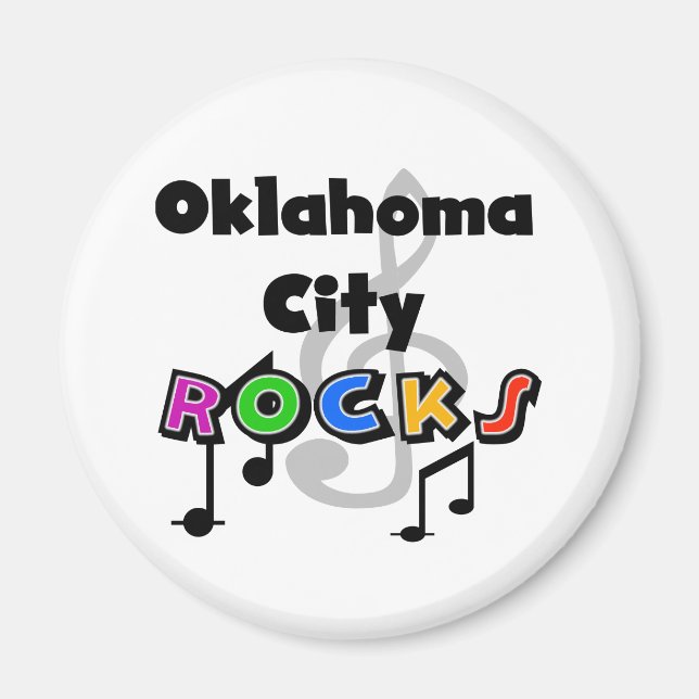 Imã Oklahoma City Rocks (Frente)