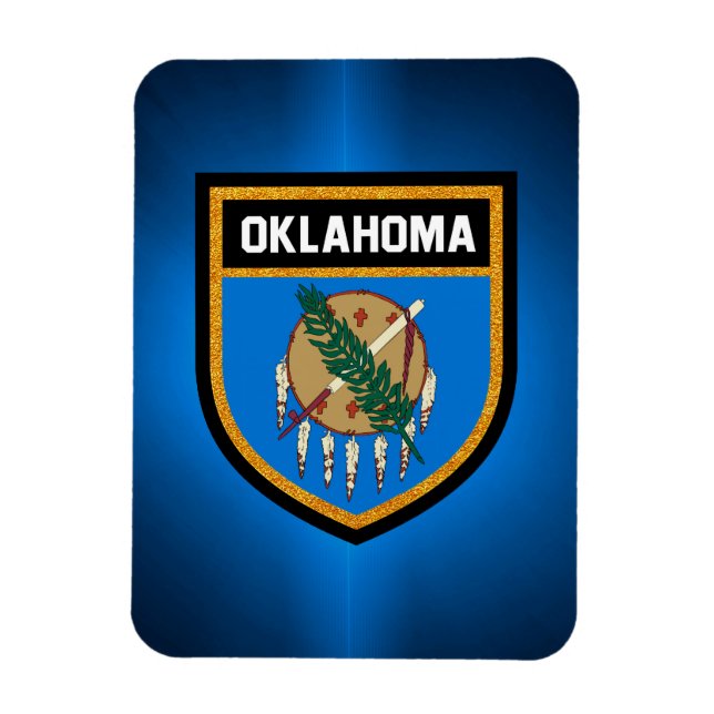 Ímã Oklahoma Flag (Vertical)