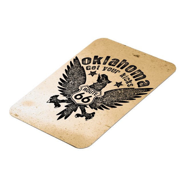 Ímã Oklahoma Get Your Kicks (Left Side)