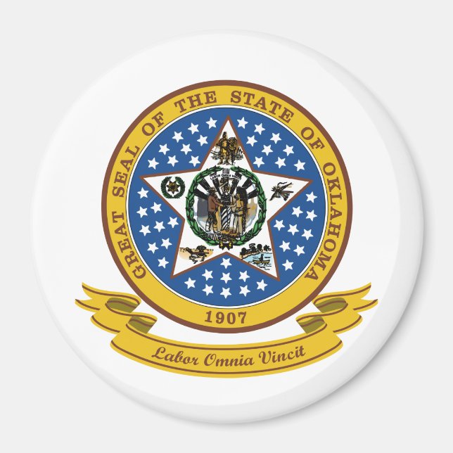 Imã Oklahoma Seal (Frente)