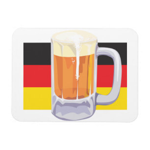 Ímã Oktoberfest Beer and German Flag