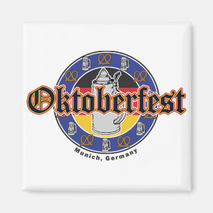 Imã Oktoberfest Beer e Pretzels