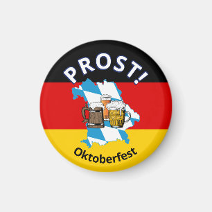 Imã OKTOBERFEST Cartoon Beers Alemanha Baviera