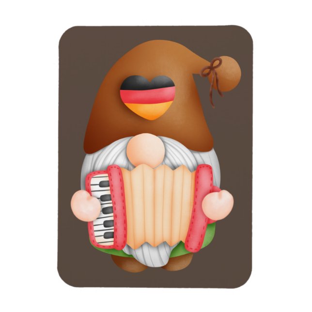 Ímã Oktoberfest Gnome Magnet (Vertical)