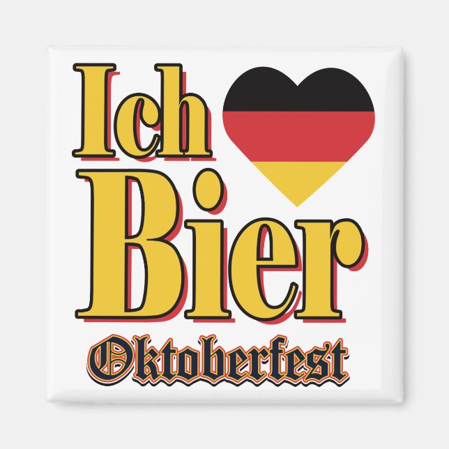 Imã Oktoberfest-ICH-BIER (Frente)
