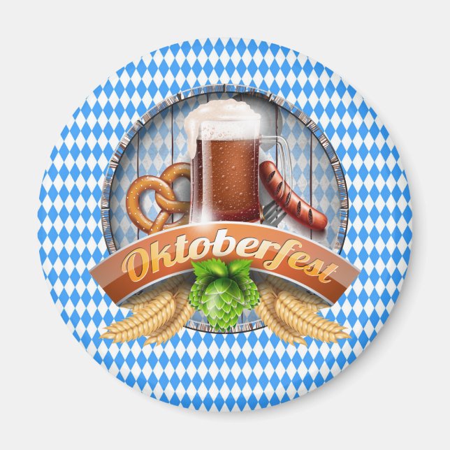 Imã Oktoberfest Magnet (Frente)