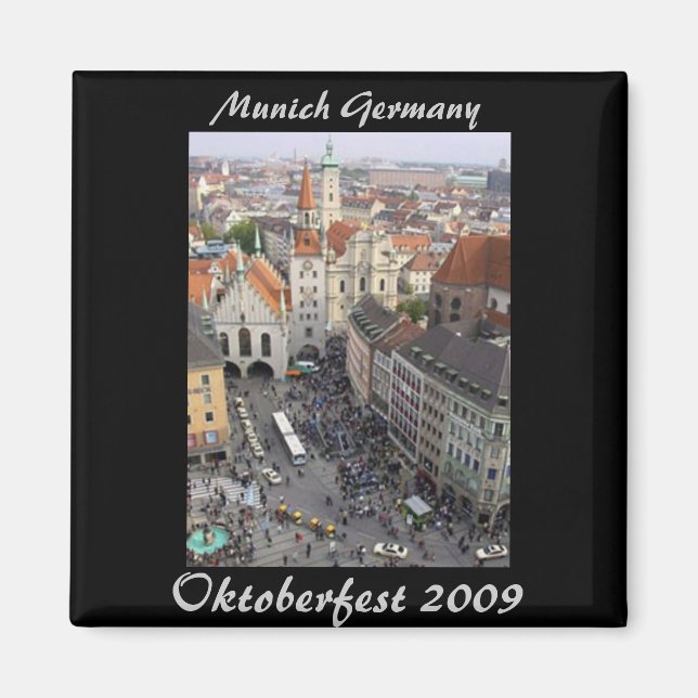Imã Oktoberfest Magnet, Alemanha de Munique (Frente)