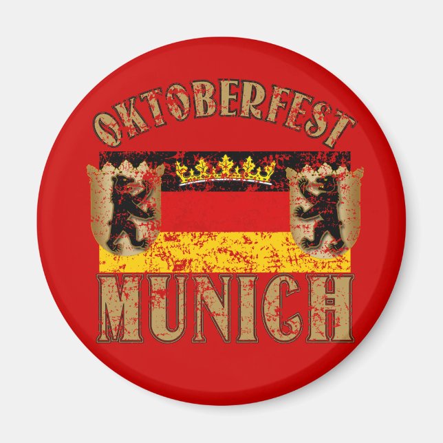 Imã Oktoberfest Mich Distante Design (Frente)