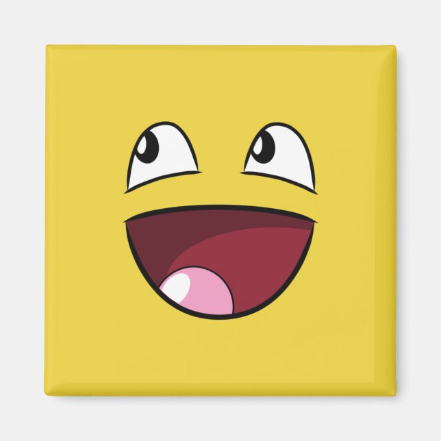Imã olá cara feliz (Frente)