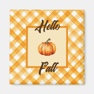 Imã Olá, Decoração de Abóbora Laranja Russo