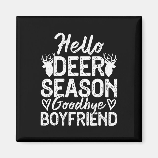 Imã Olá Deer Season Namorado (Frente)