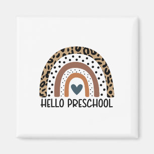Imã Olá Equipe de Professores da Pré-Escola Arco-Íris