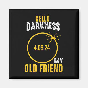 Imã Olá Escuridão Meu Velho Amigo Eclipse Solar Abril