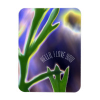 "Olá, eu te amo" Fotografia flexível