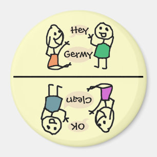 Imã Olá Ímã de Geladeira "Quer" por RoseWrites