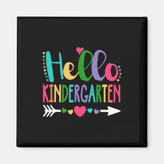 Imã Olá Jardim Infantil Leopard Tie Dye Pencil Cute Te (Frente)