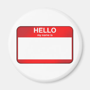 Imã Olá! meu nome é…