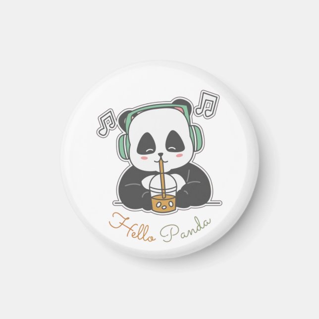 Imã Olá Panda (Frente)