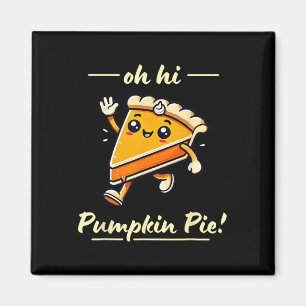 Imã Olá, Pizza de Abóbora - Bonita Queda de Kawaii Dia