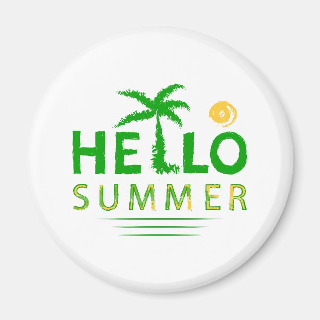 Imã Olá Summer (Frente)