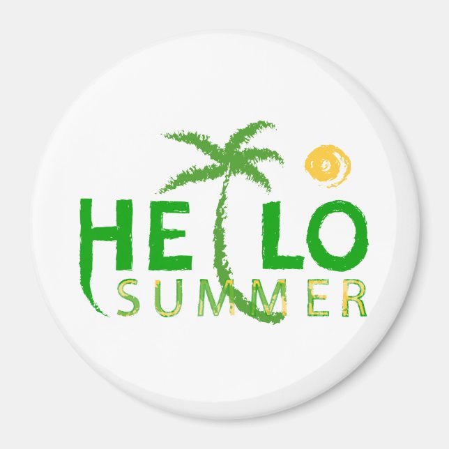 Imã Olá Summer (Frente)