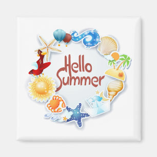 Imã Olá Summer