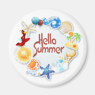 Imã Olá Summer